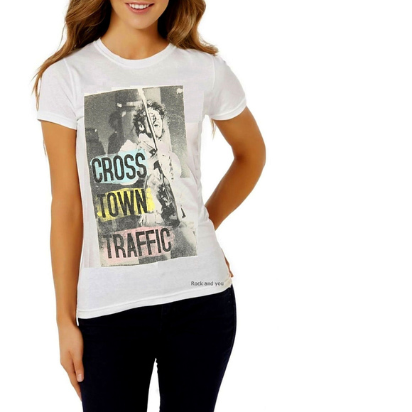 Jimi Hendrix Crosstown Traffic blues rock Official T-Shirt L NWT - Picture 1 of 2